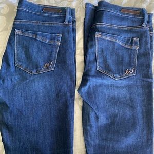 2 pairs of express jeans
